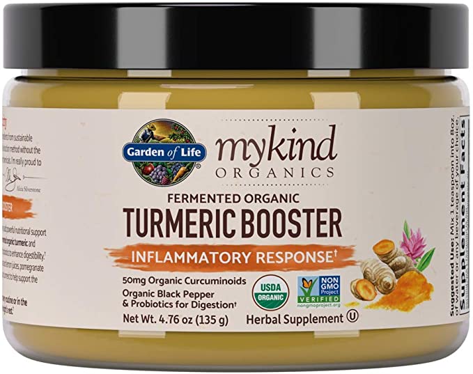 Garden of Life mykind Organics Turmeric Booster Inflammatory Response Powder