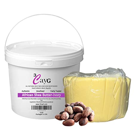 3CayG Raw Organic Ivory Shea Butter