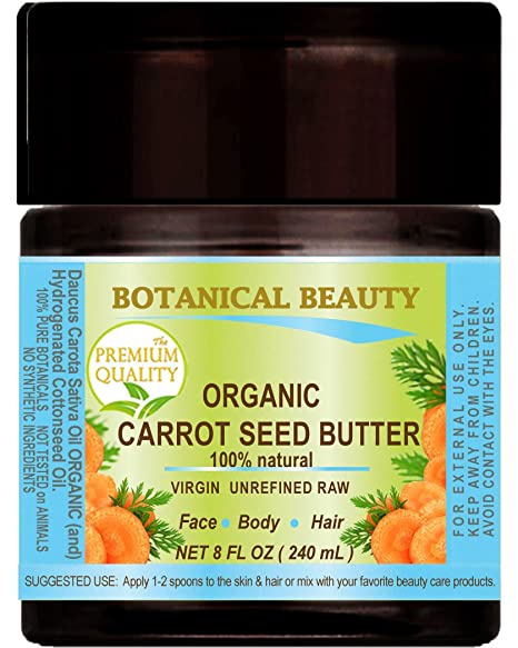 Botanical Beauty ORGANIC CARROT SEED OIL BUTTER RAW