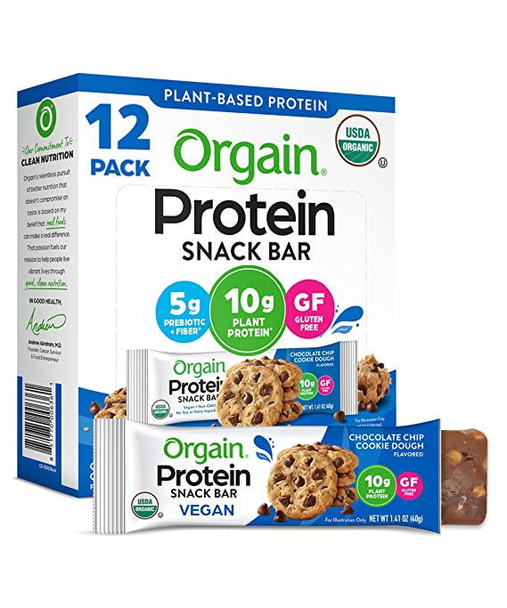 Orgain Organic Plant Based Protein Bar