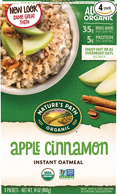 Organic Apple Cinnamon Instant Oatmeal