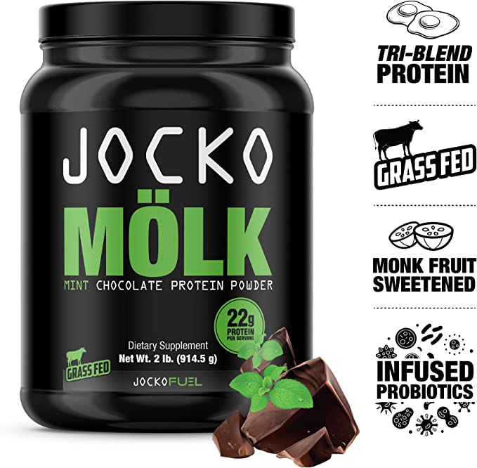 Jocko Mölk Whey Protein Oragnic Powder (Mint Chocolate)