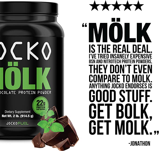 Jocko Mölk Whey Protein Oragnic Powder (Mint Chocolate)